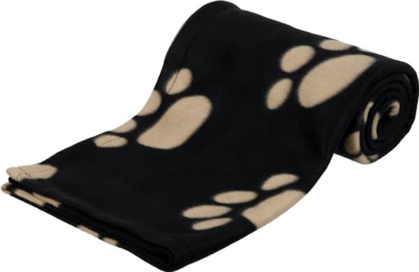 Trixie Barney fleecetæppe 150x100 sort/beige