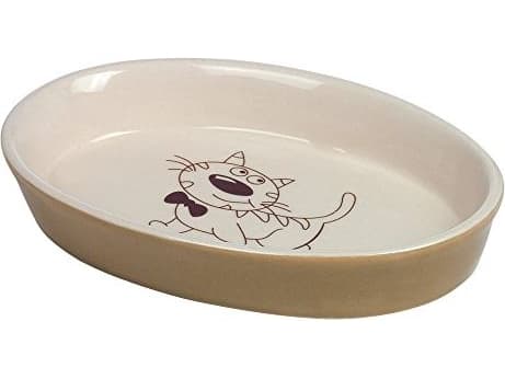 Nobby 73638, Katt, Keramiska, Brun, Matskål för husdjur, Monokromatiskt, 0,12 l