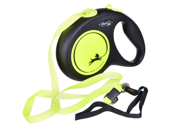 Flexi New Neon gul bånd L, 5M, 50KG