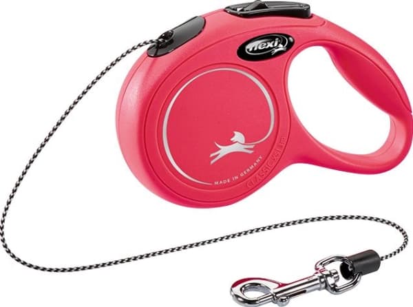 flexi New Classic snor XS, 3M, 8KG, rød