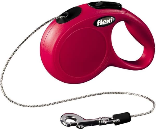 flexi New Classic snor XS, 3M, 8KG, rød