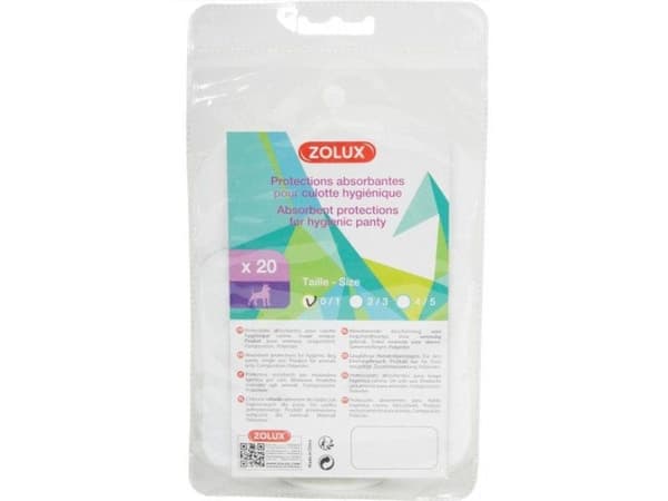 Zolux S4-S5 koiran termihygieniavaipat 20 kpl 125x40x220mm