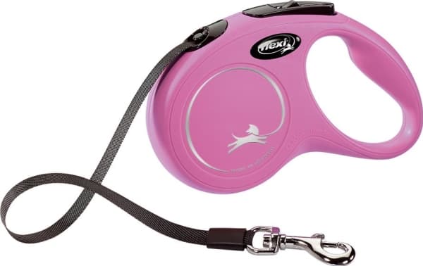 flexi New Classic bånd S, 5M, 15KG, pink