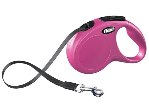 flexi New Classic bånd S, 5M, 15KG, pink