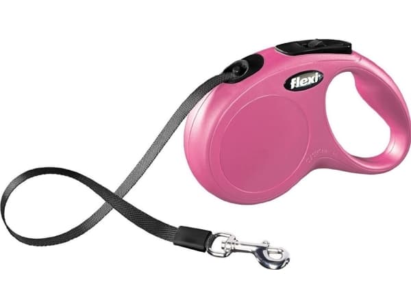 flexi New Classic bånd S, 5M, 15KG, pink