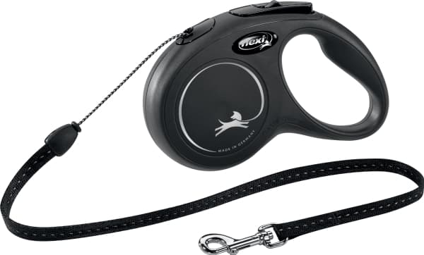 flexi New Classic snor S, 5M, 12KG, sort