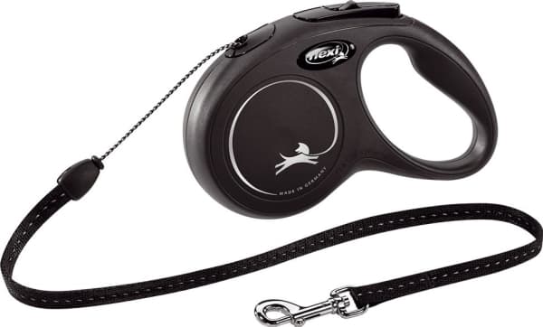 flexi New Classic snor S, 5M, 12KG, sort