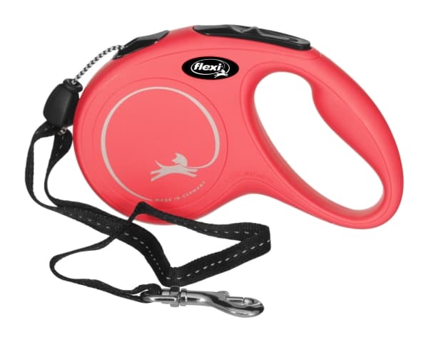 flexi New Classic snor M, 5M, 20KG, rød
