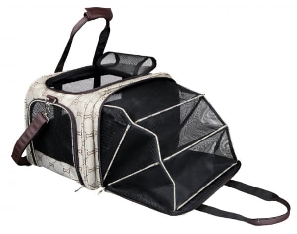 Trixie Maxima transportpose, utvidbar, 33 × 32 × 54 cm, beige