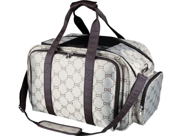 Trixie Maxima transportpose, utvidbar, 33 × 32 × 54 cm, beige