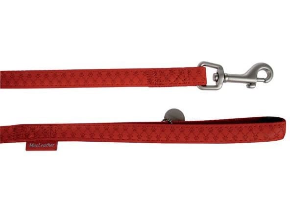 Zolux Mac Leather 25 mm/1.2 m Red