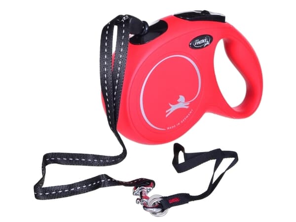 flexi New Classic snor M, 8M, 20KG, rød