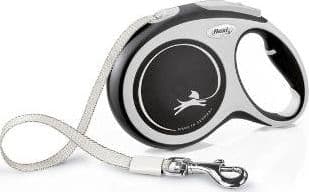 Flexi New Comfort L Tape 5 m, Hund, Tilbaketrekkelig, Svart, Teip, 50 kg, Monoton