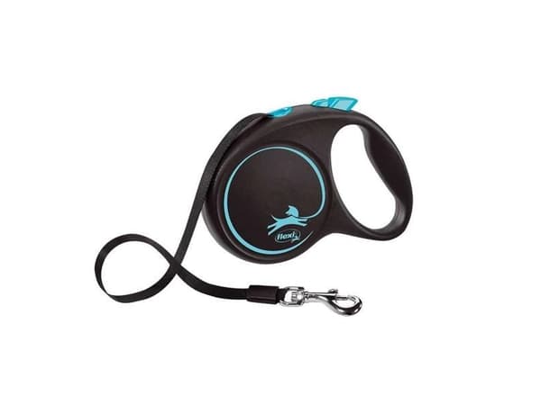 flexi Black Design M bånd 5 m, 25 kg, blå
