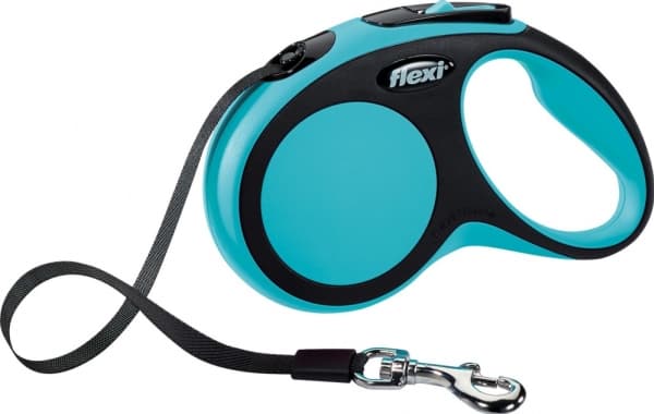 flexi New Comfort S bånd 5 m, 15 kg, blå