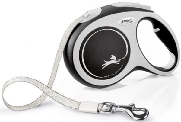 flexi New Comfort L bånd 8 m, 50 kg, sort