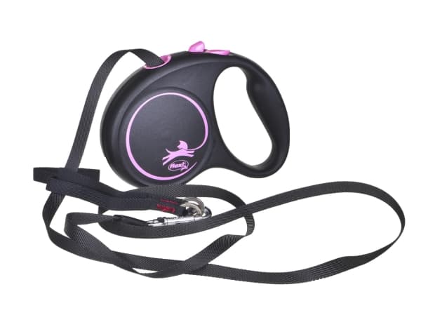Flexi Black Design S 5 m Fleksibel hundesnor Fleksibel hundesnor
