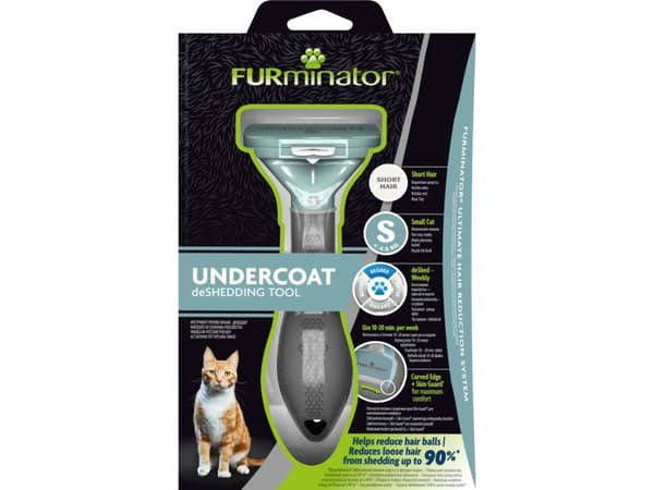 FURminator FURm. deShed. strig. t.små katte kort hår