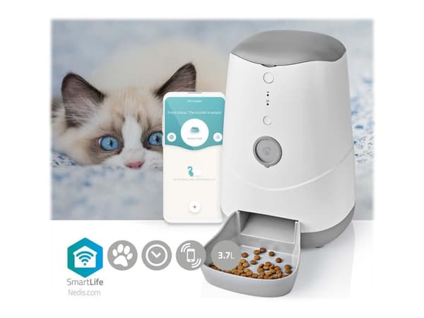 Nedis Smart pet feeder for cats and small dogs