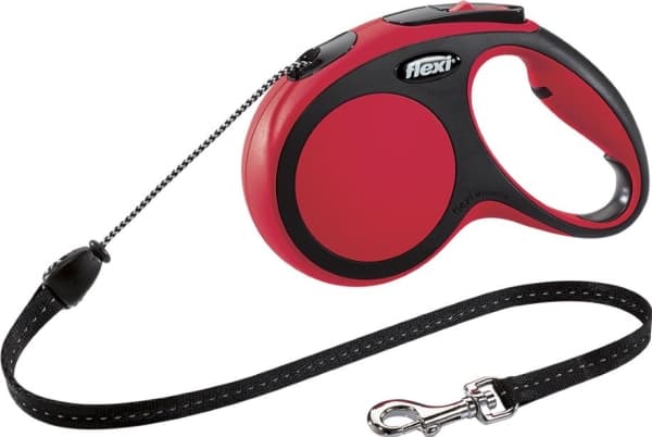 Flexi FLEXI Automatic leash New Comfort XS, 3 m rope, red color
