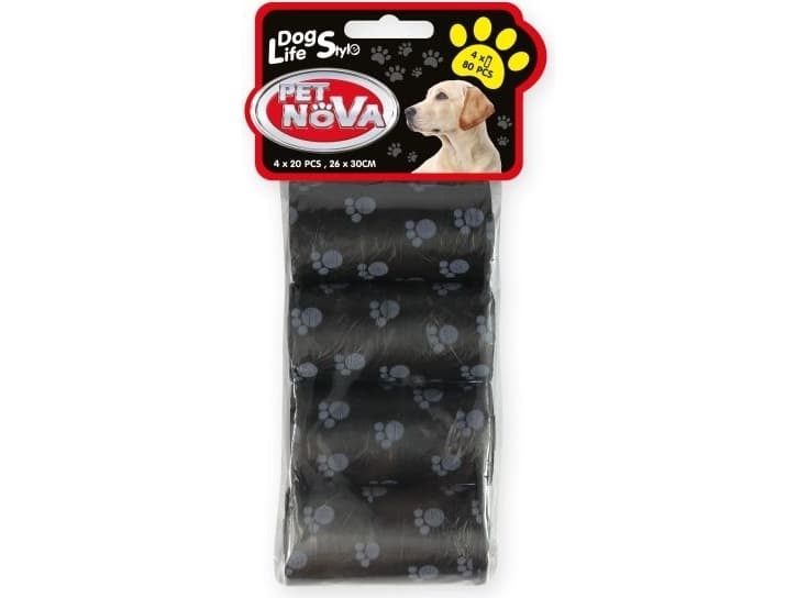 PET NOVA DUST BAGS BLACK 4 pcs.