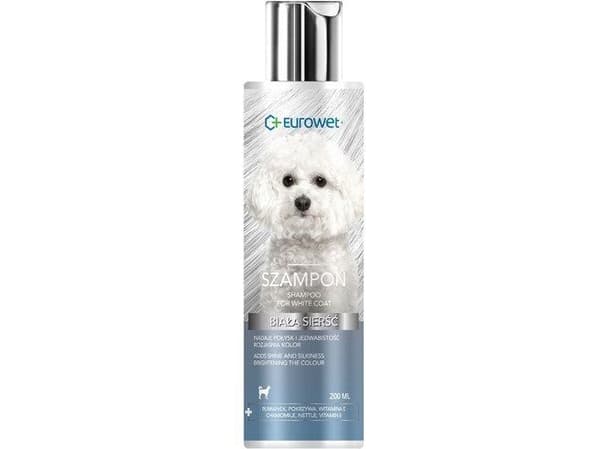 EUROWET Shampoo for hvit pels 200ml