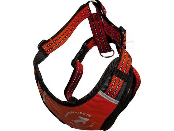 All For Dogs Szelki sportowe czerwone r. XS 34-54cm