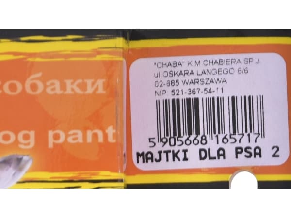 CHABA PANTIES FOR DOG 2