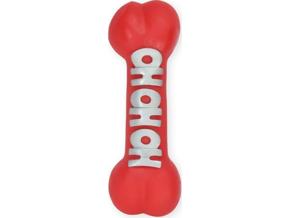 AQUA NOVA PETNOVA BONE WITH INSCRIPTION HO HO 23CM RED VIN-BONE-HOHO 3133