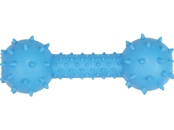 AQUA NOVA PETNOVA HANTEL WITH A BELL 14CM BLUE, FLAVOR WOLOW.TPR-DUMBBELL-14BL 3193