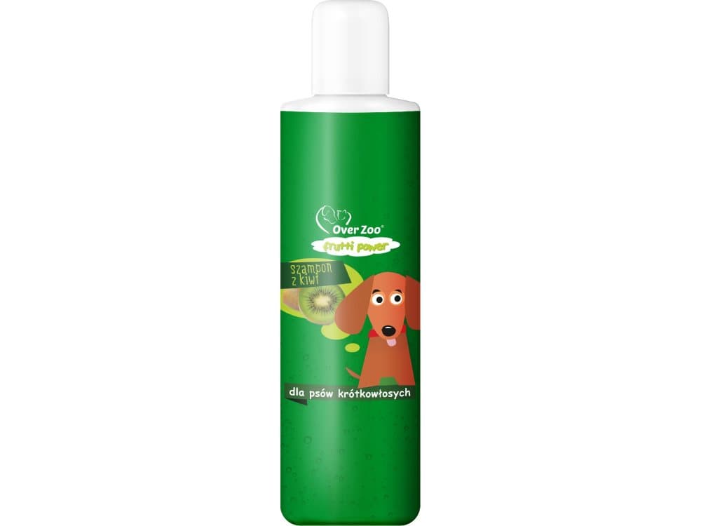 OVER ZOO FRUTTI POWER - Kiwi shampoo FOR SHORT-Haired DOGS 200ml