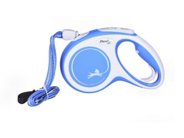 Flexi New Comfort M Cord 5 m, Hund, Tilbaketrekkelig, Blå, Ledning, 20 kg, Monokromatisk