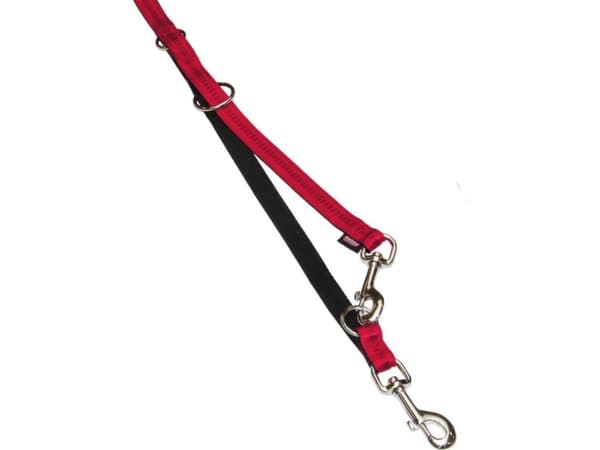 Nobby 78507-01, Hund, Vanligt koppel, Röd, Band, Monokromatiskt, Nylon