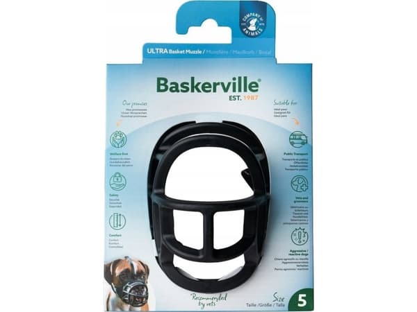 Baskerville Baskerville Muzzle Ultra-5 svart