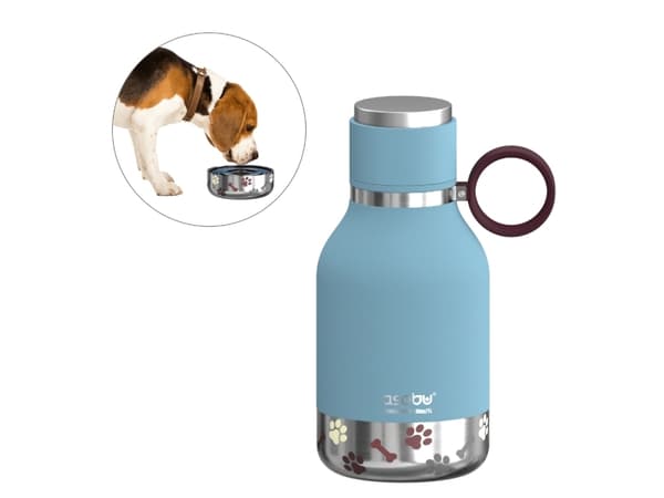 Asobu Dog Bowl, Inne/Ute, 1000 ml, Blå, Metallisk, Rustfritt stål, 14,6 cm