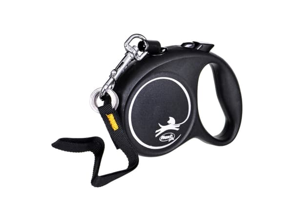 flexi Black Design XS snor 3 m, 8 kg, sort