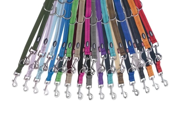 Nobby Soft Grip, Hund, M-L, Blå, Nylon, 2 cm