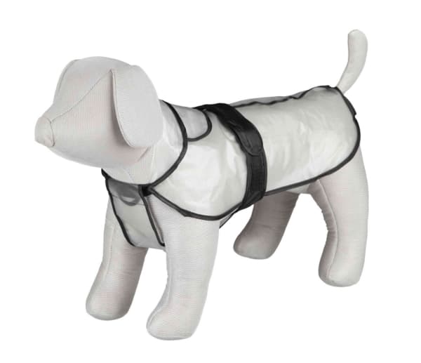 TRIXIE 3003, hund, regnjacka, S, svart, vit, enfärgad, PVC