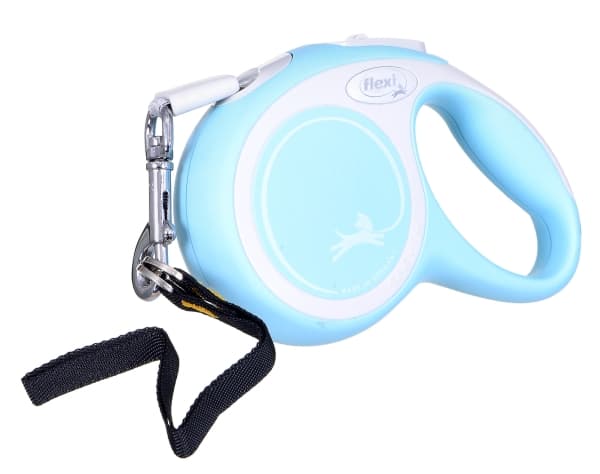 Flexi New Comfort XS Tape 3 m, Universel, Fleksibel hundesnor, Blå, Hvid, Tape, 12 kg, Monokromatisk