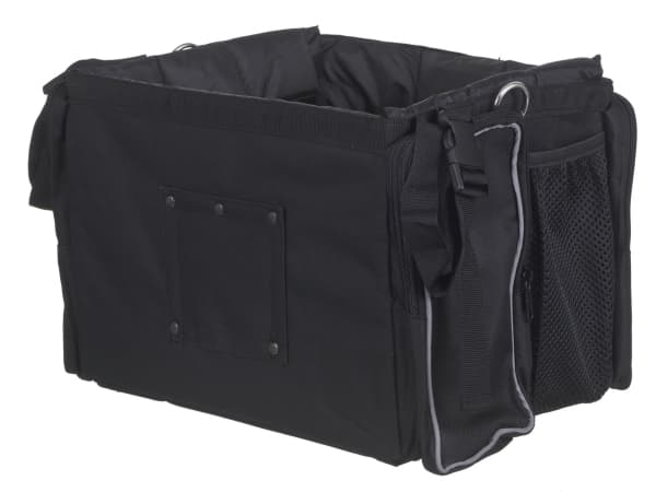 Trixie Front-taske til cykler, 41 × 26 × 26 cm, sort/grå