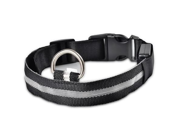 LED-halsband|svart