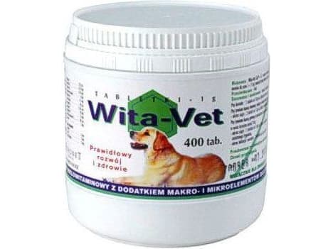 EUROWET WITA-VET Ca/P = 1,3 400 tabletter