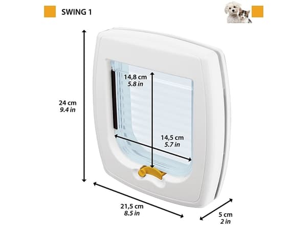 Ferplast DRZWI SWING 1 SB BRĄZ