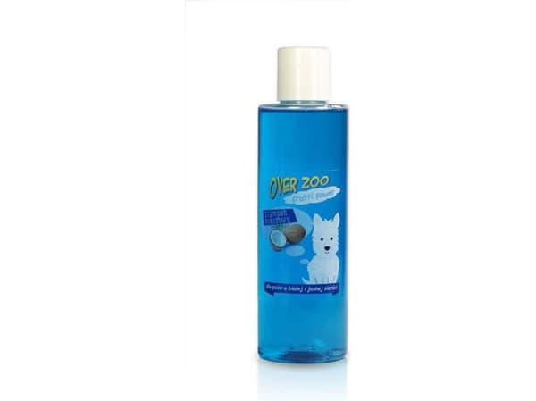Over Zoo KOKOSSJAMPO 200ml HVIT OG LETT pels