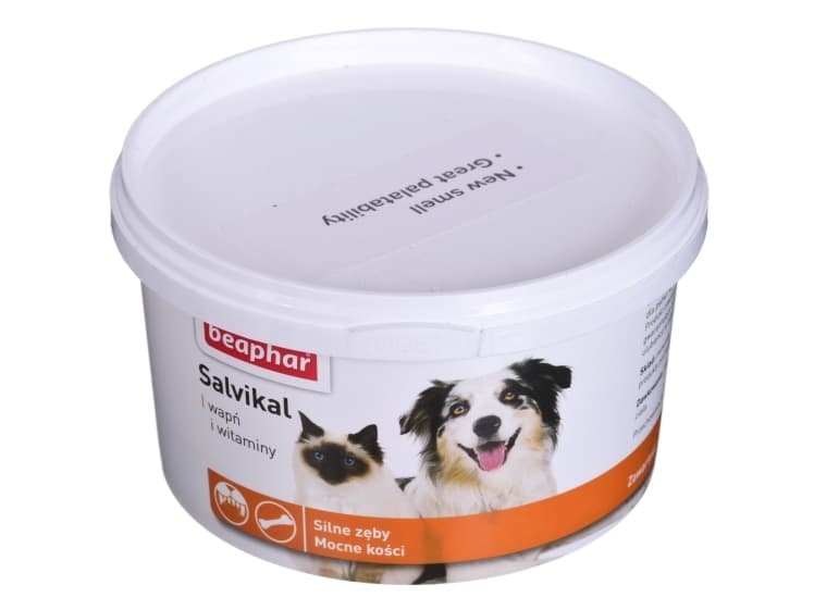 Beaphar Salvikal, Kat / hund, Pulver, Generelt sundhed, Vitamin A, Vitamin B1, Vitamin B12, vitamin B2, vitamin B6, Vitamin B9 (folinsyre), vitamin C