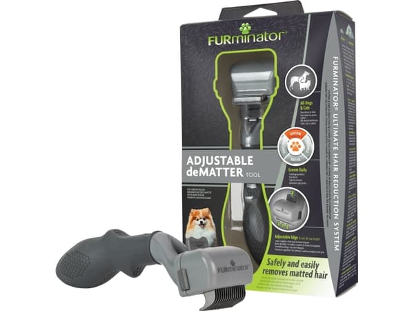 Furminator för att ta bort trassel, justerbar