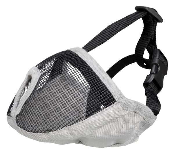 Trixie Muzzle for short-nosed breeds, polyester, S: 23 cm, grey