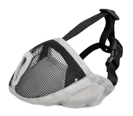 Trixie Muzzle for short-nosed breeds, polyester, S: 23 cm, grey