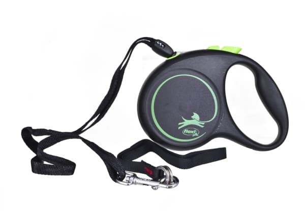 flexi Black Design S snor 5 m, 12 kg, grøn