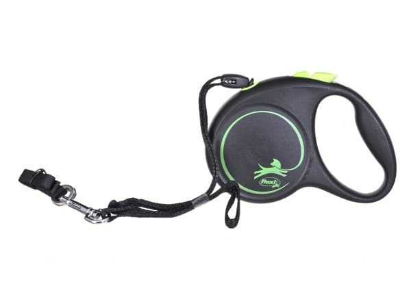 flexi Black Design S snor 5 m, 12 kg, grøn
